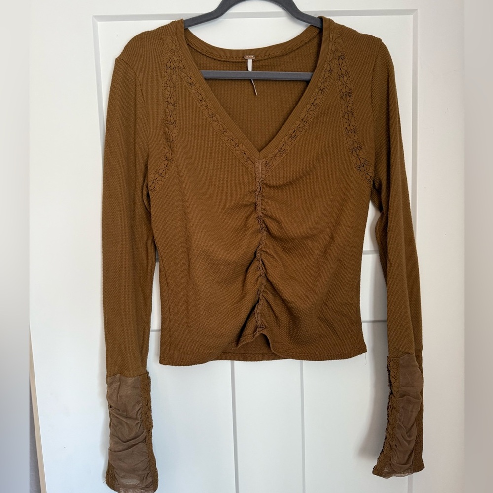 Free People Wear Me Out Top